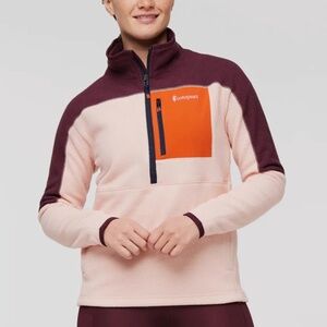 COTOPAXI ABRAZO HALF-ZIP FLEECE JACKET - WOMEN'S Wine/Rosewood size L